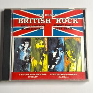 The Best of British Rock CD Eric Clapton, Jimmy Page, Jeff Beck,John Mayall 1990